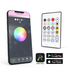 Smart fényfüzér - csillag - zene mód - USB - 25 RGB LED - 5 m - Bluetooth - Image 3