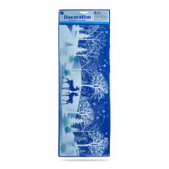 Karácsonyi ablakdekor - glitteres, átlátszó - 2 féle - Image 2