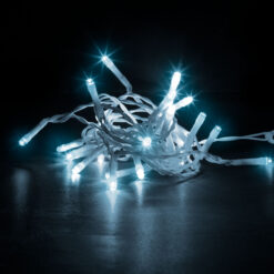 Fényfüggöny - 200 db LED - hidegfehér - hálózati - IP44 - 4,2 m - 8 program - Image 3