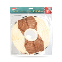 Karácsonyi lampion - rénszarvas - papír - 30 cm - Image 3