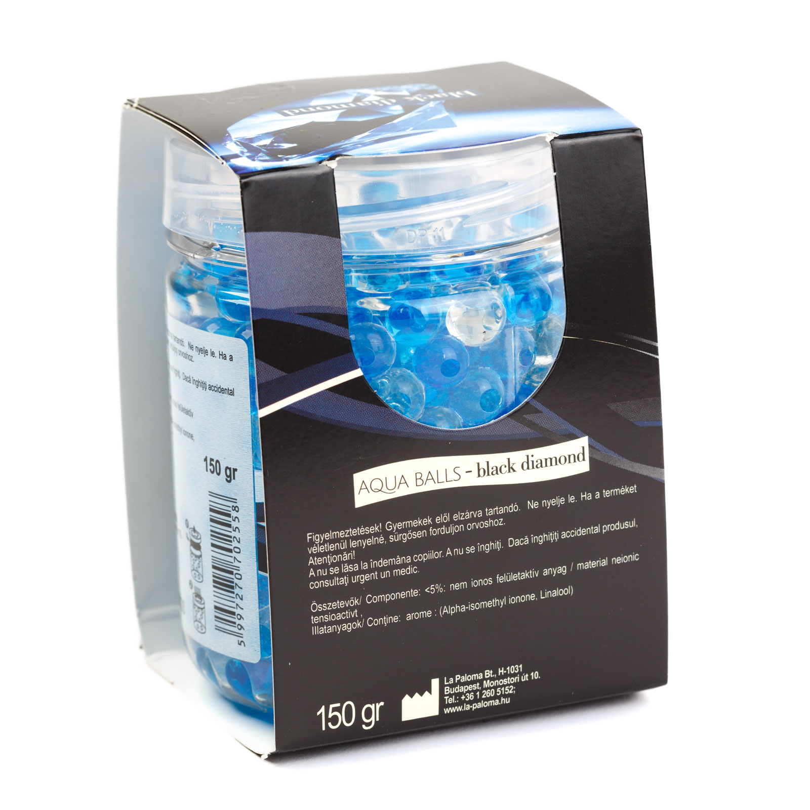 Illatgyöngyök - Paloma Aqua Balls - Black diamond - 150 g - Image 3