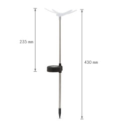 RGB LED-es szolár lámpa - szitakötő - Image 4