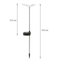 RGB LED-es szolár lámpa - pillangó - Image 4