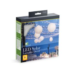 Szolár lampion - fehér - hidegfehér LED - 21 cm - Image 3