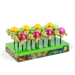 Leszúrható szolár teknősbéka figura fehér LED-del (10 x 6 x 15 cm) - Image 4