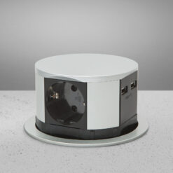 Elosztó - rejtett, 3-as + USB-A + Type-C - Image 3
