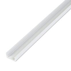 LED aluminium profil sín - 2000 x 17 x 8 mm - U profil - fehér - Image 4