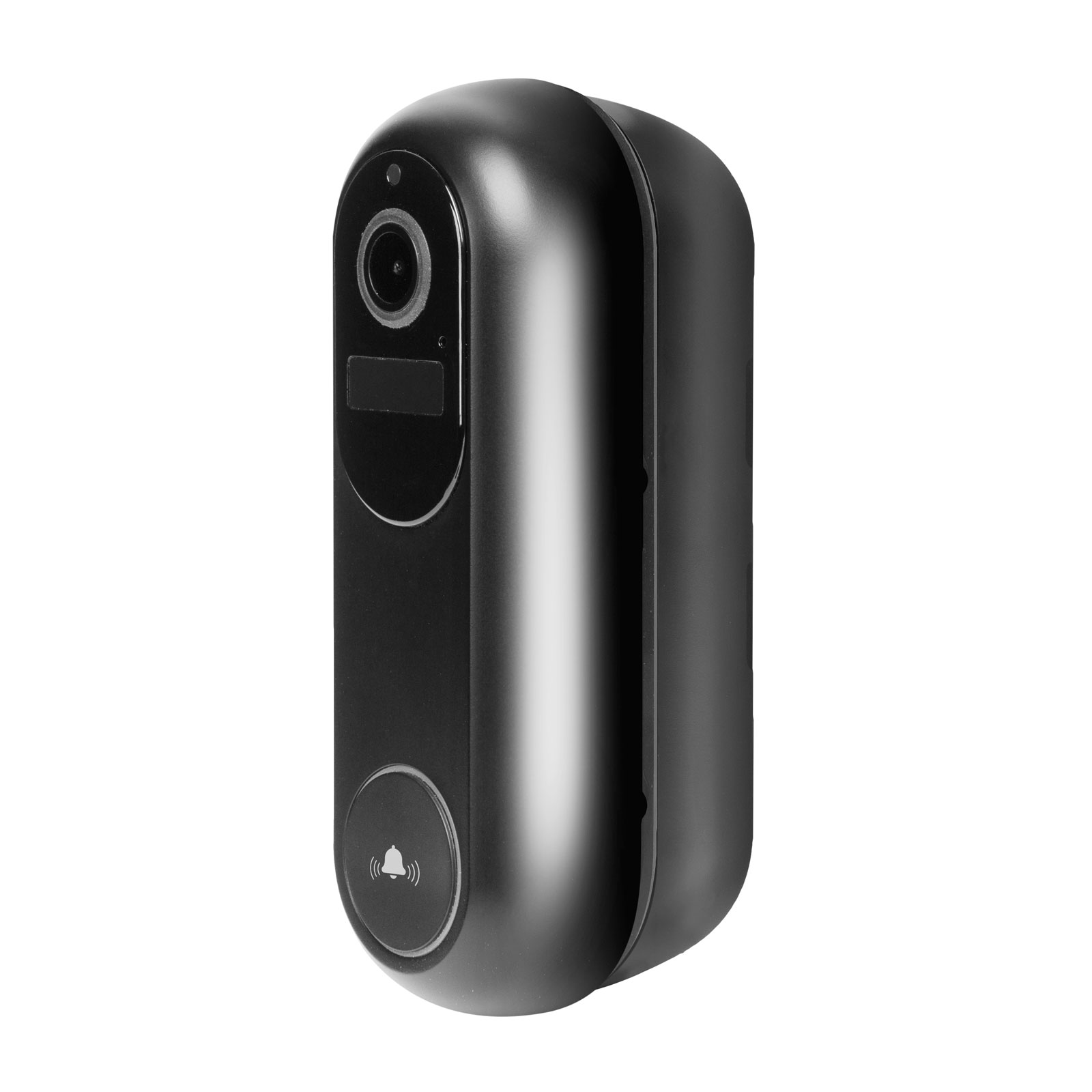 Smart Wi-Fi-s videó kaputelefon - akkumulátoros, 12V - MicroSD, FHD, PIR - fekete - Image 3