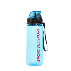 Sport kulacs - műanyag, átlátszó - 600 ml - 3 színben - Image 4