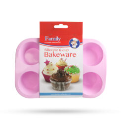 Szilikon muffinsütő-forma - 6 adagos - Image 2