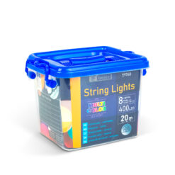 Fényfüzér - 20 m - színes - 400 LED - 220-240V - 6W - zöld kábel - Image 4
