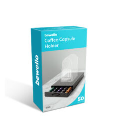 Fém kávékapszula tartó - 50 db Nespresso kapszulákhoz - 365 x 214 x 60 mm - matt fekete - Image 4