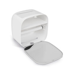 WC-papír tartó szekrény - fehér - 200 x 130 x 205 mm - Image 4