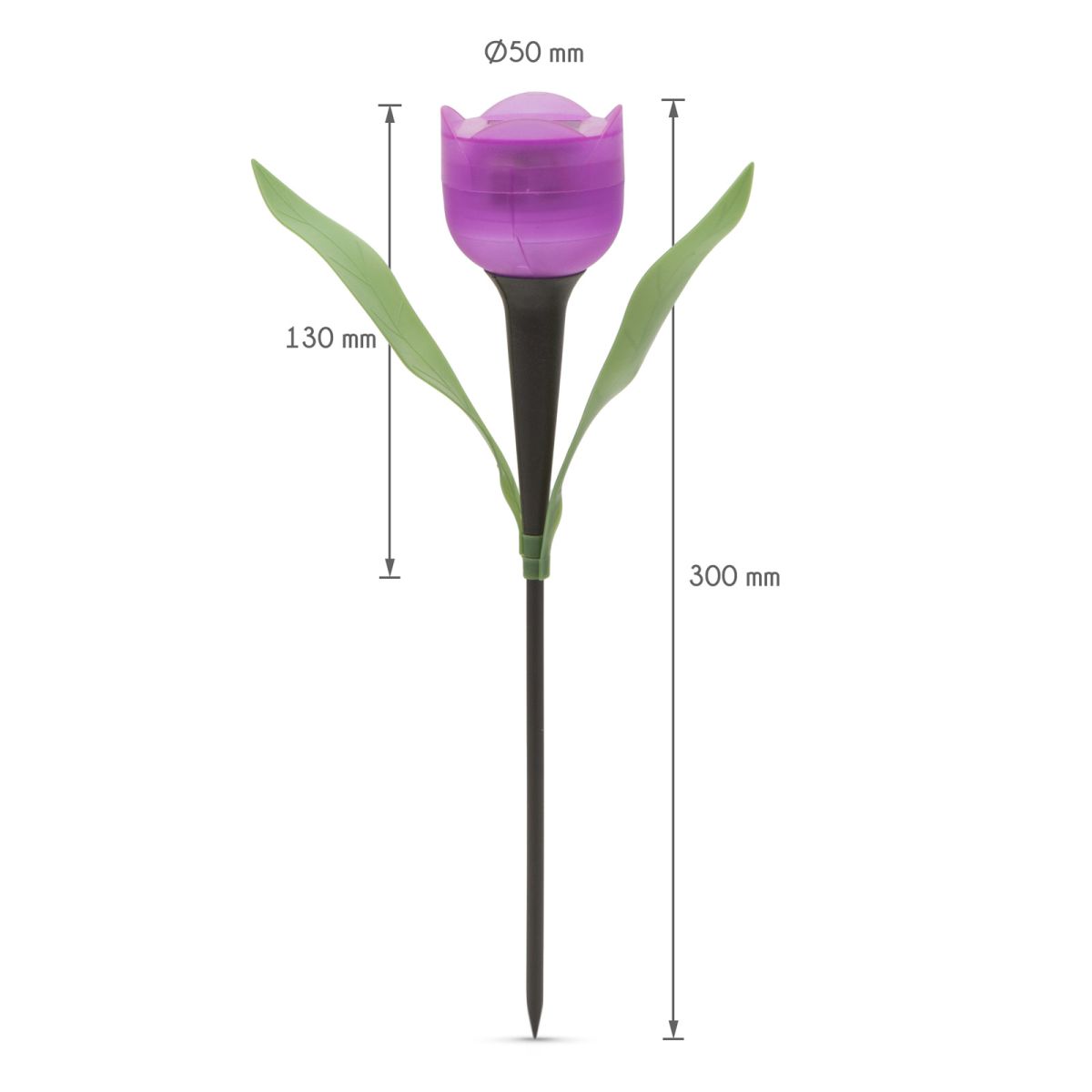 LED-es szolár tulipánlámpa - Image 5