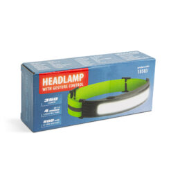 Fejlámpa gesztusvezérléssel - piros / fehér COB LED - 800 mAh akkumulátor - IP54 - Image 4