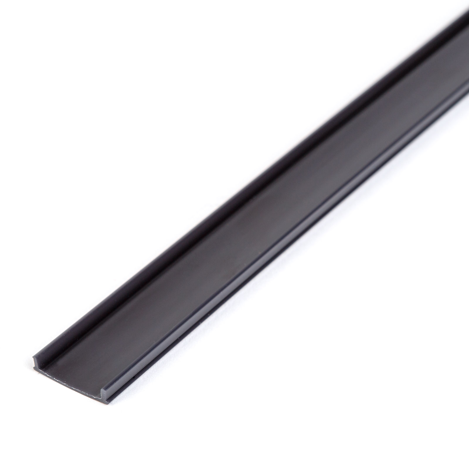 LED aluminium profil takaró búra - fekete - 1000 mm (41011A1-hez) - Image 5
