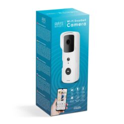 Smart Wi-Fi-s videó kaputelefon szett - akkumulátoros - MicroSD, FHD, PIR - fehér - Image 4