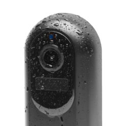 Smart Wi-Fi-s videó kaputelefon - akkumulátoros, 12V - MicroSD, FHD, PIR - fekete - Image 4