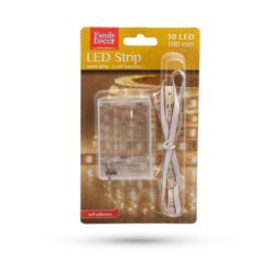 LED szalag - melegfehér - 1 m - 3 x AA elemes - Image 4