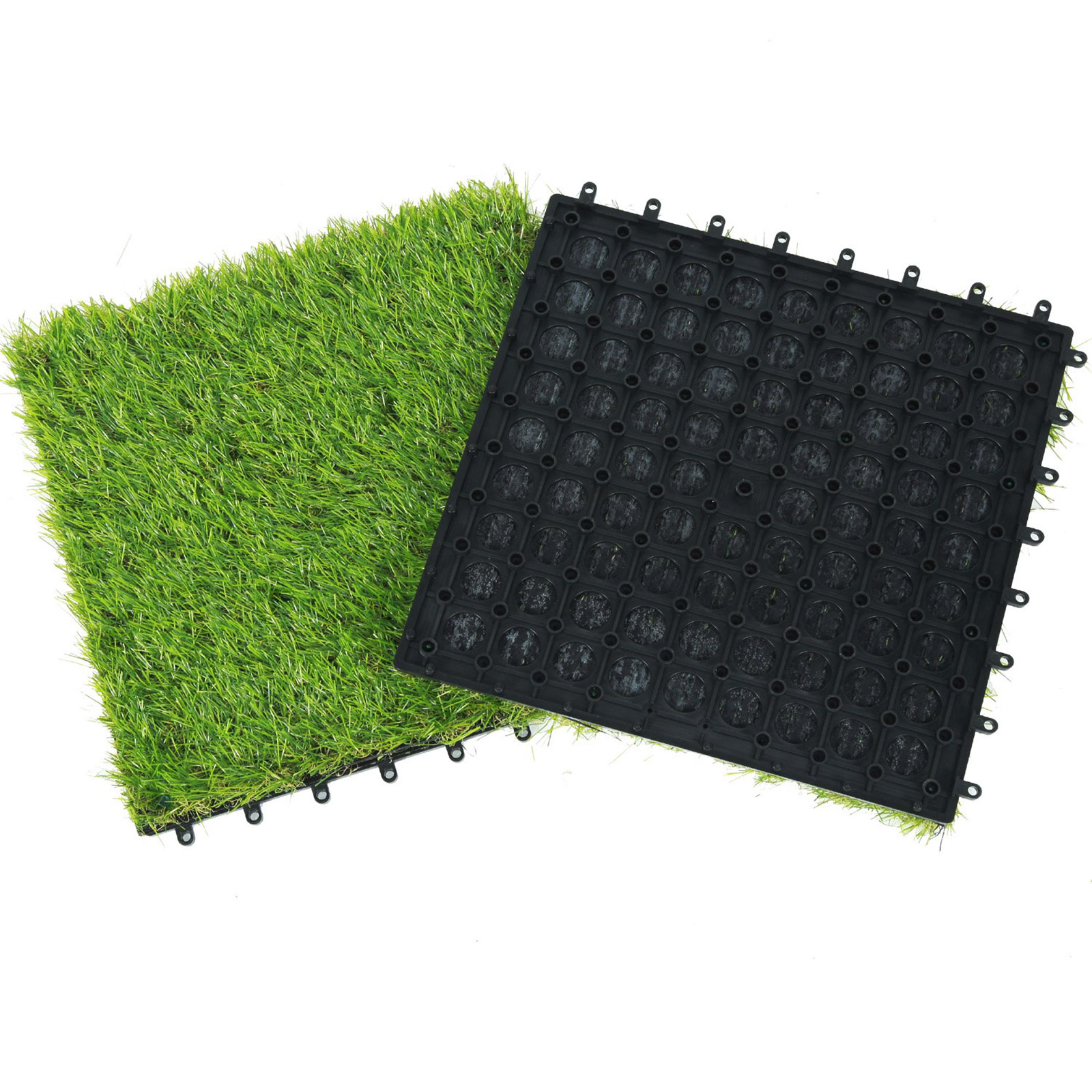 Műfű padlóburkolat - 30 x 30 cm - 11 db / csomag - Image 4
