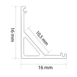 LED alumínium profil sín - Image 6